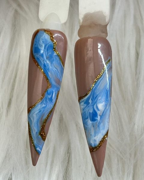 Marble nails